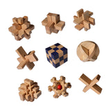 Maxbell Wooden Brain Teaser for Kids & Adults Gifts Development Coffee Table Puzzles Style A