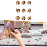 Maxbell Wooden Brain Teaser for Kids & Adults Gifts Development Coffee Table Puzzles Style B