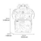 Maxbell Diaper Bag Backpack Stylish Insulated Bottle Bag Organizer for Women Holiday Black
