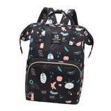 Maxbell Diaper Bag Backpack Stylish Insulated Bottle Bag Organizer for Women Holiday Black