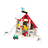 Maxbell Wooden House DIY Building Blocks Set Engineering Learning Toy Farm