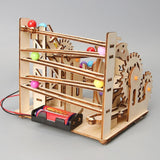 Maxbell 3D Electrical Wooden Puzzle DIY Science Kit for Leisure Activity Educational
