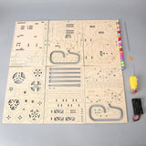 Maxbell 3D Electrical Wooden Puzzle DIY Science Kit for Leisure Activity Educational