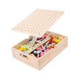 Maxbell Wooden Gears Toys Building Blocks for Boys and Girls 2 3 4 5 Years Old Party