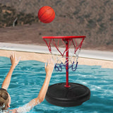 Maxbell Pool Basketball Hoop with Interactive Pool Toys for Adults Teens Family