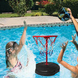 Maxbell Pool Basketball Hoop with Interactive Pool Toys for Adults Teens Family