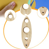 Maxbell Doll Safety Eye Tool Toy Wooden Multiple Hole Diameter Amigurumi Eye Install