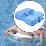 Maxbell Non Inflatable Float Bathtub Accessory Children Adjustable Infant Pool Float BLue