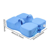Maxbell Non Inflatable Float Bathtub Accessory Children Adjustable Infant Pool Float BLue