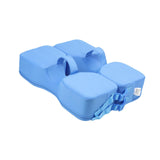 Maxbell Non Inflatable Float Bathtub Accessory Children Adjustable Infant Pool Float BLue