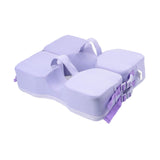 Maxbell Non Inflatable Float Bathtub Accessory Children Adjustable Infant Pool Float Purple