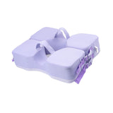 Maxbell Non Inflatable Float Bathtub Accessory Children Adjustable Infant Pool Float Purple