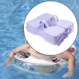 Maxbell Non Inflatable Float Bathtub Accessory Children Adjustable Infant Pool Float Purple