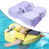 Maxbell Non Inflatable Float Bathtub Accessory Children Adjustable Infant Pool Float Purple