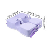 Maxbell Non Inflatable Float Bathtub Accessory Children Adjustable Infant Pool Float Purple