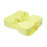 Maxbell Non Inflatable Float Bathtub Accessory Children Adjustable Infant Pool Float Yellow