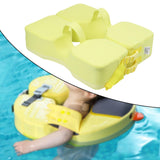 Maxbell Non Inflatable Float Bathtub Accessory Children Adjustable Infant Pool Float Yellow