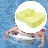 Maxbell Non Inflatable Float Bathtub Accessory Children Adjustable Infant Pool Float Yellow