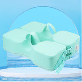 Maxbell Non Inflatable Float Bathtub Accessory Children Adjustable Infant Pool Float Green