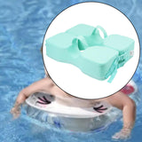 Maxbell Non Inflatable Float Bathtub Accessory Children Adjustable Infant Pool Float Green