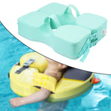 Maxbell Non Inflatable Float Bathtub Accessory Children Adjustable Infant Pool Float Green