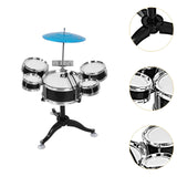 Maxbell Kids Drum Set Compact Jazz Drum Kit for Boys Girls Concert Stage Performance Black