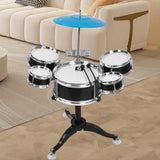 Maxbell Kids Drum Set Compact Jazz Drum Kit for Boys Girls Concert Stage Performance Black