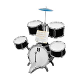 Maxbell Kids Drum Set Compact Musical Instruments Toy for Concert Birthday Gift Kids Black