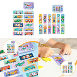 Maxbell Wooden Kids Puzzles Bright Color Shapes for Baby Boys Girls Ages 3-5 Traffic