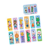 Maxbell Wooden Kids Puzzles Bright Color Shapes for Baby Boys Girls Ages 3-5 Animal