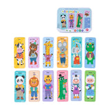 Maxbell Wooden Kids Puzzles Bright Color Shapes for Baby Boys Girls Ages 3-5 Animal