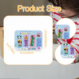 Maxbell Wooden Kids Puzzles Bright Color Shapes for Baby Boys Girls Ages 3-5 Animal