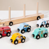 Maxbell Wooden Train Set Attractive Creativity Educational Toy for Home Parents Trip