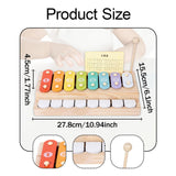 Maxbell 2 in 1 Baby Piano Xylophone Musical Learning Instruments for Girls Boys Baby