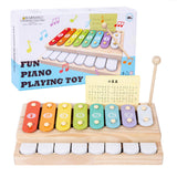 Maxbell 2 in 1 Baby Piano Xylophone Musical Learning Instruments for Girls Boys Baby