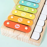 Maxbell 2 in 1 Baby Piano Xylophone Musical Learning Instruments for Girls Boys Baby