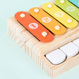 Maxbell 2 in 1 Baby Piano Xylophone Musical Learning Instruments for Girls Boys Baby