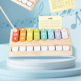 Maxbell 2 in 1 Baby Piano Xylophone Musical Learning Instruments for Girls Boys Baby
