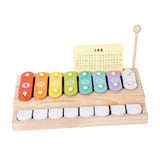 Maxbell 2 in 1 Baby Piano Xylophone Musical Learning Instruments for Girls Boys Baby