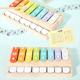 Maxbell 2 in 1 Baby Piano Xylophone Musical Learning Instruments for Girls Boys Baby
