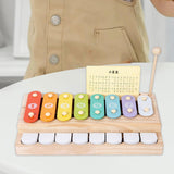 Maxbell 2 in 1 Baby Piano Xylophone Musical Learning Instruments for Girls Boys Baby