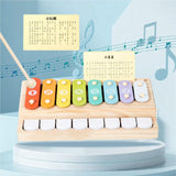 Maxbell 2 in 1 Baby Piano Xylophone Musical Learning Instruments for Girls Boys Baby
