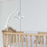 Maxbell Baby Crib Mobile Hanger Multipurpose Rotating with Music Box Bed Bell Holder