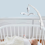 Maxbell Baby Crib Mobile Hanger Multipurpose Rotating with Music Box Bed Bell Holder