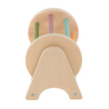 Maxbell Textile Drum Wood Rolling Drum Toy for Holidays Birthdays Outdoor Activities