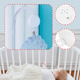 Maxbell Baby Crib Music Box Adjustable Volume Crib Mobile Motor for Travel Home Cots