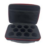 Maxbell yo Special Protective Bag with Double Zipper with Handle Protection 11 Slots red