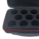 Maxbell yo Special Protective Bag with Double Zipper with Handle Protection 11 Slots red