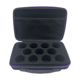 Maxbell yo Special Protective Bag with Double Zipper with Handle Protection 11 Slots violet