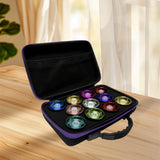 Maxbell yo Special Protective Bag with Double Zipper with Handle Protection 11 Slots violet